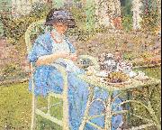 Frieseke, Frederick Carl, Breakfast in the Garden